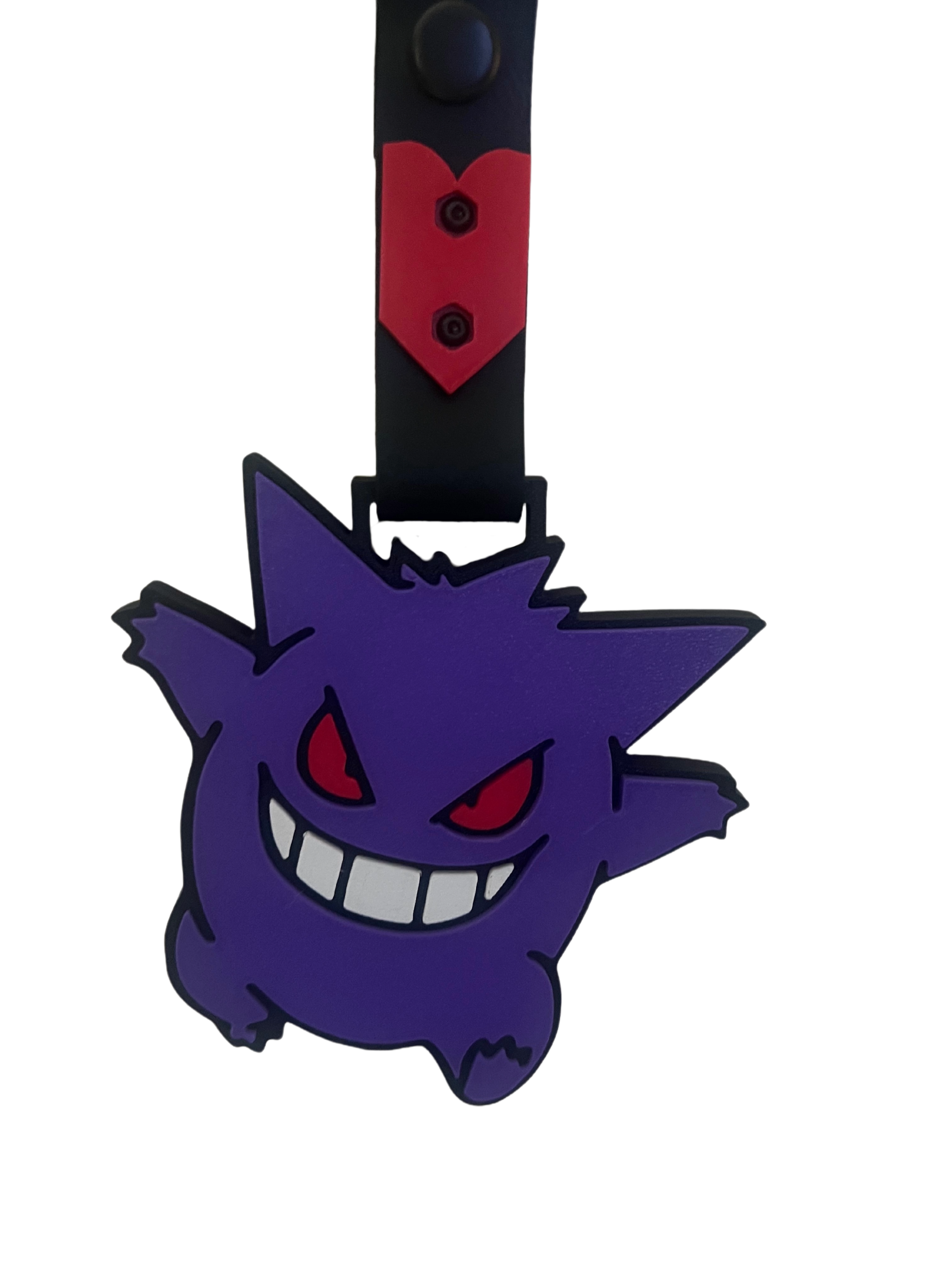 Gengar 3D Printed Buckle Tag