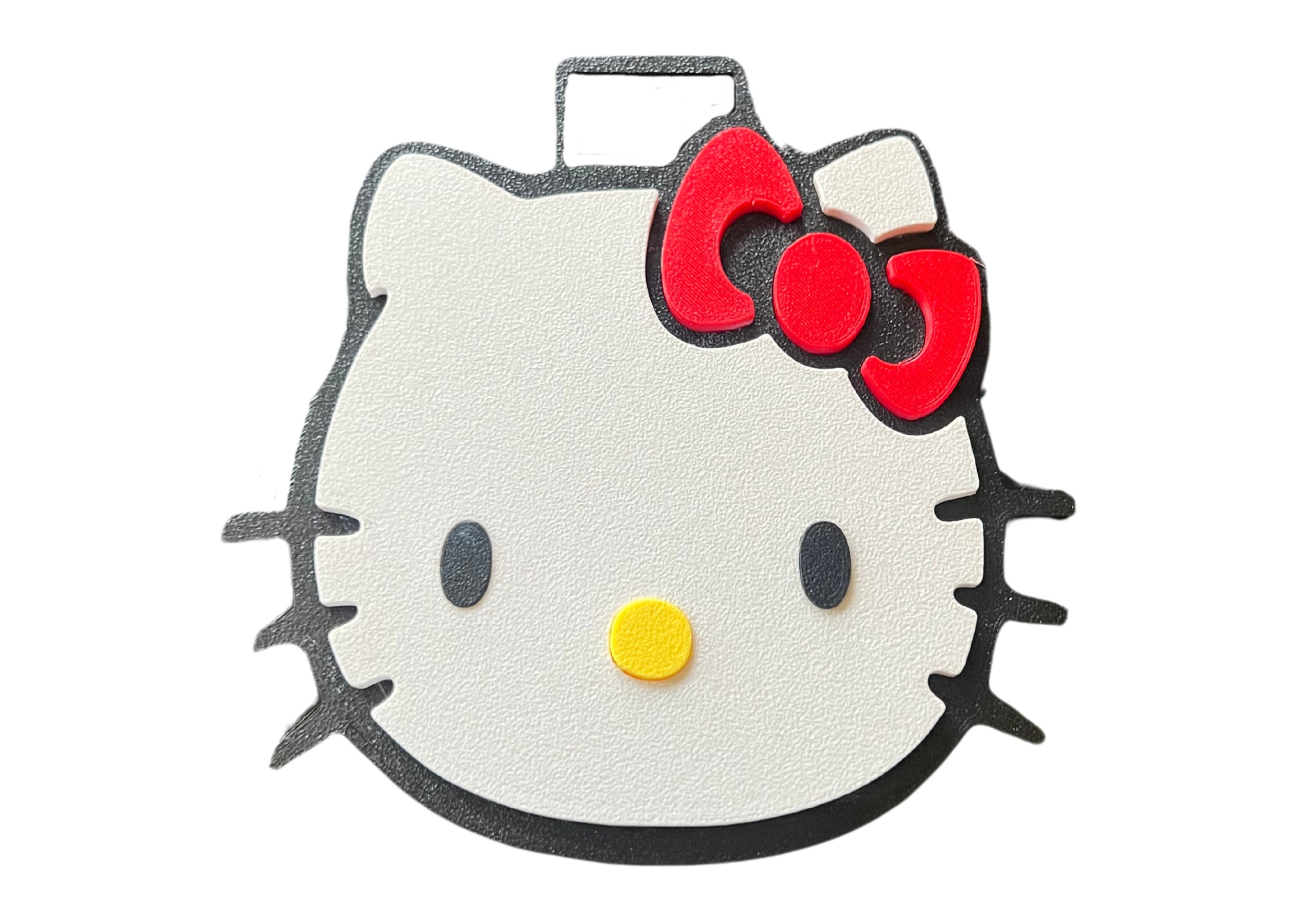Hello Kitty 3D Printed Buckle Tag