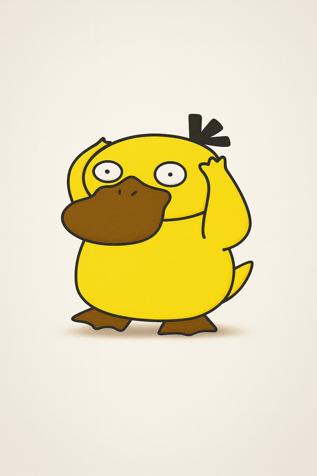 Psyduck 3D Magnet