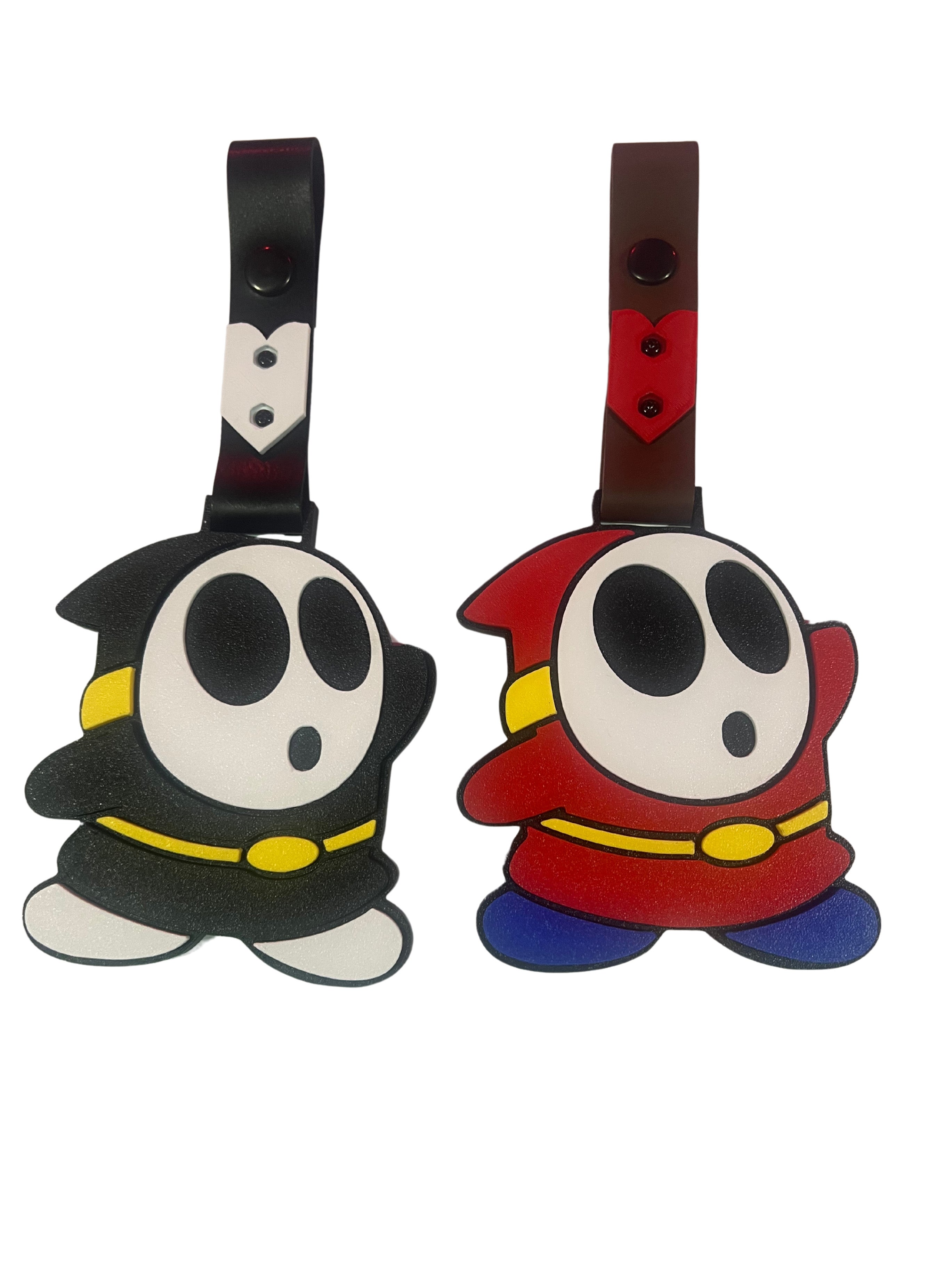 Shy Guy 3D Printed Buckle Tag