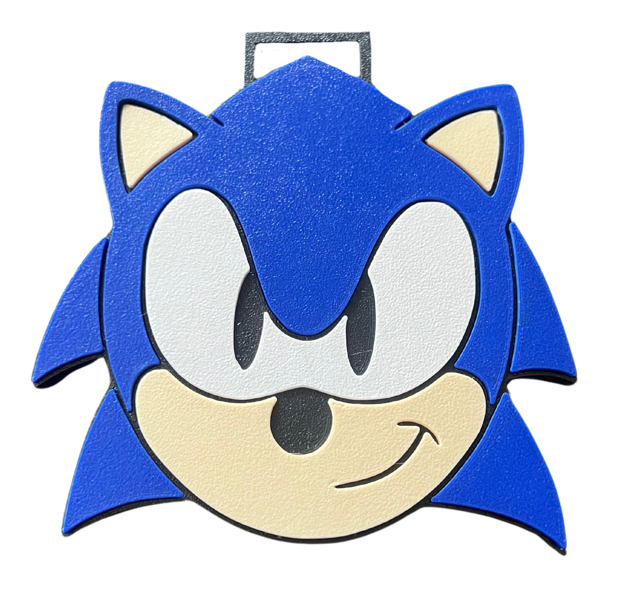 Sonic the Hedgehog 3D Printed Buckle Tag