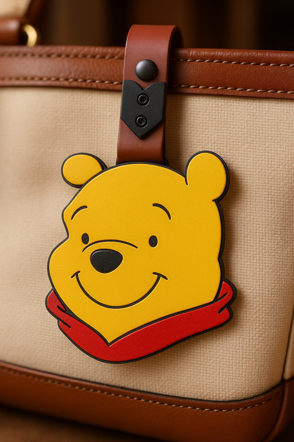 Winnie the Pooh 3D Printed Buckle Tag